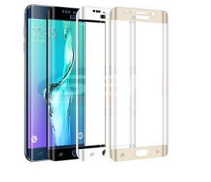 Geam CURBAT protectie display sticla 0,26 mm Samsung Galaxy S6 Edge Plus WHITE - Img 2