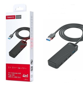 HUB extindere USB 4 in 1 TRANYOO HB2-A - Img 1