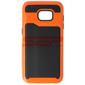 Husa 2 in 1 Hybrid Samsung Galaxy S7 Edge ORANGE
