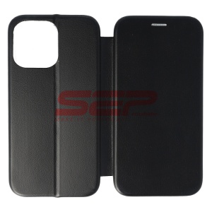 Husa FlipCover Round Apple iPhone 14 Pro Max Black