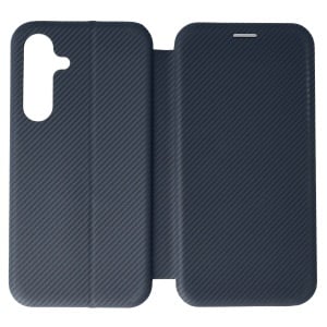 Husa FlipCover Round Carbon Samsung Galaxy S25 FE Navy