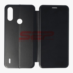 Husa FlipCover Round Motorola Moto E7i Power Black