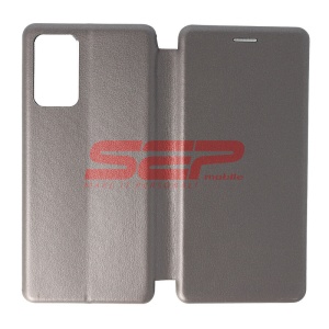 Husa FlipCover Round Oppo Reno6 5G Fossil Grey