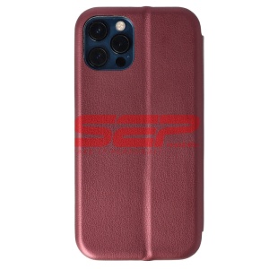 Husa FlipCover Round Samsung Galaxy A01 Core Wine - Img 3