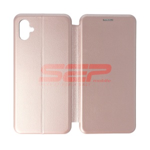 Husa FlipCover Round Samsung Galaxy A04e Rose Gold