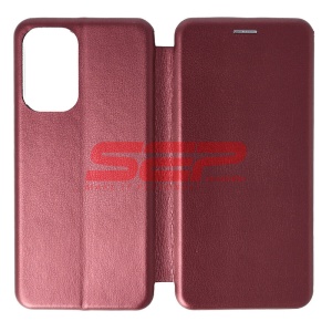 Husa FlipCover Round Samsung Galaxy A73 5G Wine