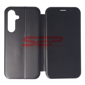 Husa FlipCover Round Samsung Galaxy S24 FE Black