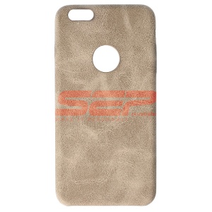 Husa Leather Vintage Tatoo Apple iPhone 6 Plus GOLD
