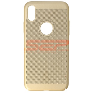Husa Metallic Mesh Apple iPhone X / XS GOLD