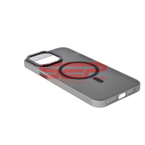 Husa PC MetalRing Magsafe Apple iPhone 14 Greige - Img 3