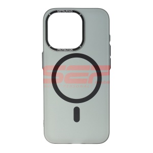 Husa PC MetalRing Magsafe Apple iPhone 15 Pro Graphite