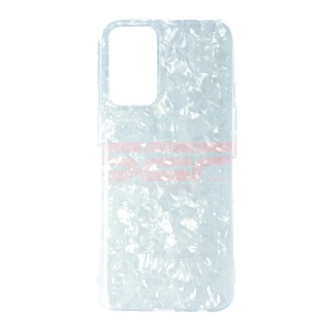 Husa silicon Aurora Shell Oppo A16 / A16s White - Img 2
