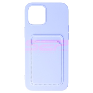 Husa TPU Card Holder Apple iPhone 12 Pro Max Lavander - Img 1
