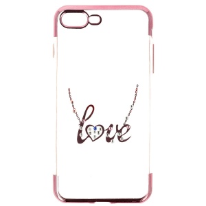 Husa TPU Diamonds Apple iPhone 8 Plus LOVE