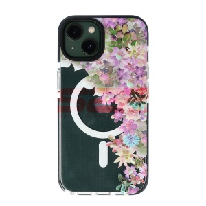 Husa TPU Flower Magsafe Apple iPhone 15 Plus Design 02 - Img 3