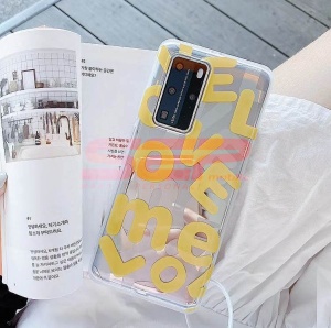 Husa TPU IMD LOVE Letters Apple iPhone 12 Pro Max YELLOW - Img 3