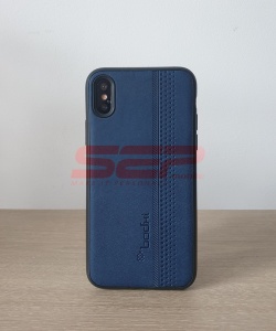 Husa TPU Leather bodhi. Apple iPhone X Dark Blue - Img 3