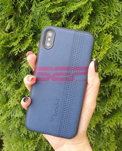 Husa TPU Leather bodhi. Apple iPhone XR Dark Blue - Img 1