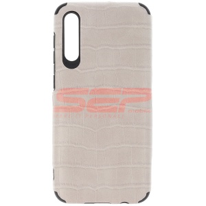 Husa TPU Leather Crocodile Samsung Galaxy A50 Grey