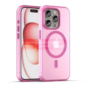 Husa TPU Magnetic Magsafe Apple iPhone 16 Plus Pink - Img 2