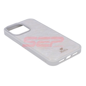 Husa TPU Natural Marble Apple iPhone 14 Pro Silver - Img 2