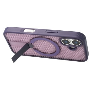 Husa TPU+PC 3D Grid Apple iPhone 17 Air Purple - Img 3