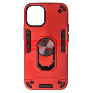 Husa TPU+PC Armor Ring Case Apple iPhone 12 mini Red - Img 1