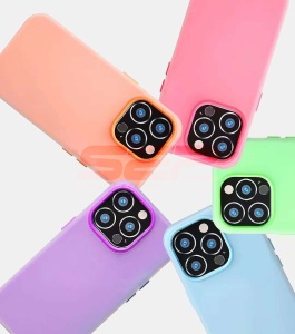 Husa TPU+PC Candy Apple iPhone 15 Plus Pink - Img 3