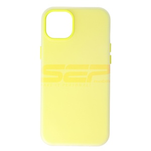 Husa TPU+PC Candy Apple iPhone 15 Plus Yellow - Img 1
