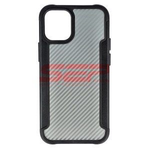 Husa TPU+PC Carbon Fiber Apple iPhone 12 mini Black - Img 1
