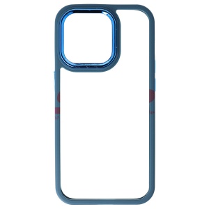 Husa TPU+PC Shell Clear Cover Apple iPhone 14 Pro Blue - Img 2