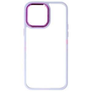 Husa TPU+PC Shell Clear Cover Apple iPhone 14 Pro Max Purple - Img 2