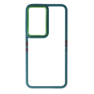 Husa TPU+PC Shell Clear Cover Samsung Galaxy A14 Green - Img 2