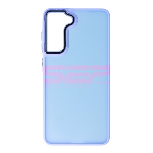 Husa TPU+PC Shell Clear Cover Samsung Galaxy S21 FE Purple - Img 2