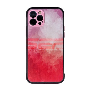 Husa TPU+PC Watercolor Apple Iphone 12 Pro Max Pink - Img 1