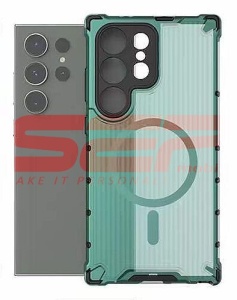 Husa TPU+PC Waves Apple iPhone 14 Green - Img 1