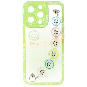 Husa TPU Smiley Chain Apple iPhone 13 Pro Green