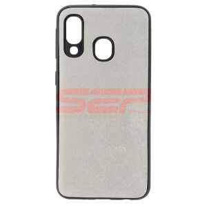 Husa TPU Velvet Samsung Galaxy A40 Silver - Img 1