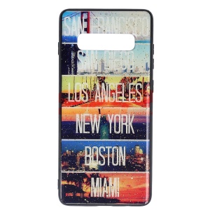 Husa UV Copy Glass Samsung Galaxy S10 Plus Cities