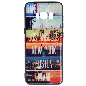 Husa UV Copy Glass Samsung Galaxy S8 Cities