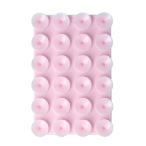 Pad silicon pentru telefon mobil Rectangle Pale Pink