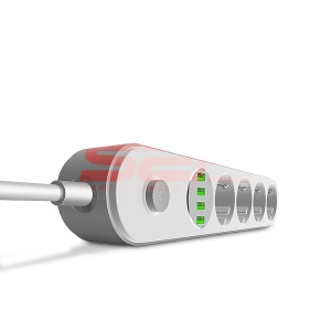 Prelungitor LDNIO cu 4 prize 220V si 4 mufe USB maxim 3.4A - Img 3