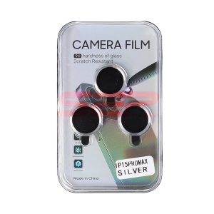 Protectie sticla Metal camera foto Apple iPhone 15 Pro Max Silver