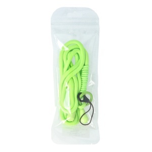 Snur textil pentru telefon mobil Lime - Img 3