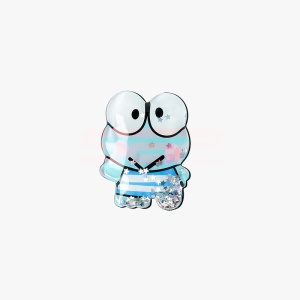 Stand suport adeziv telefon Liquid 3D Glitter FROG - Img 1