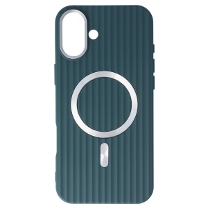Toc TPU Magnetic Waves Apple iPhone 16 Plus Green - Img 1