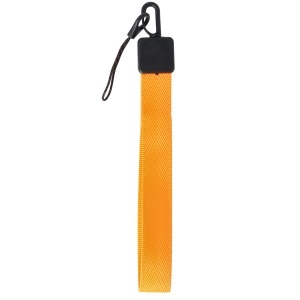 Accesoriu tip bratara textil pentru husa telefon mobil Orange - Img 2