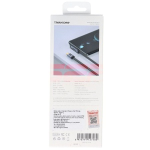 Cablu date 90 Angle Type-C - Type-C 65W Tranyoo CC-3 - Img 3