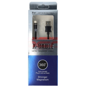 Cablu date si incarcare USB Magnetic X-Cable Type-C - Img 1