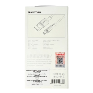 Cablu date USB - Lightning Fast Charge 6A TRANYOO T-S14 L - Img 2